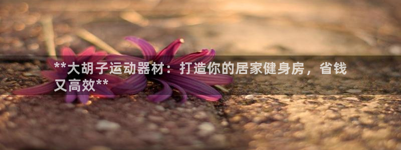 意昂3娱乐首页官网下载：**大胡子运动器材：打造你的