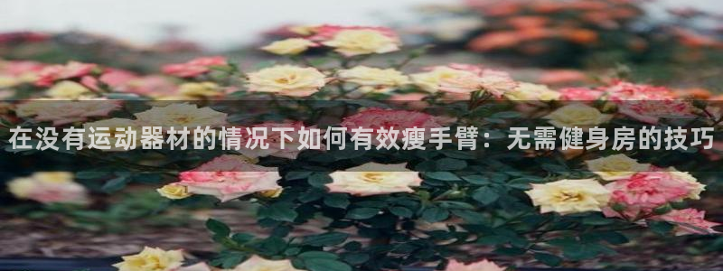 意昂体育3招商电话地址：在没有运动器材的情况下如何有
