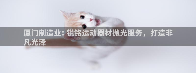 意昂3娱乐首页官网下载：厦门制造业: 锐铭运动器材抛